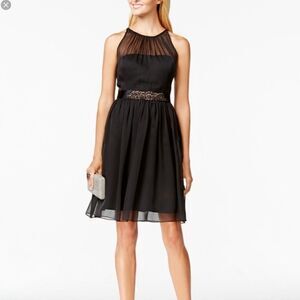 Adrianna Papell Sz6 Black Sleeveless Party dress
